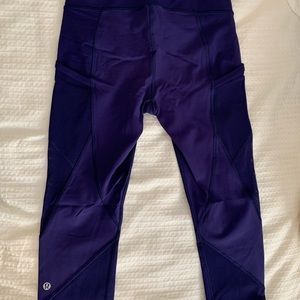 Lululemon Original Pace Rivals crops size 4